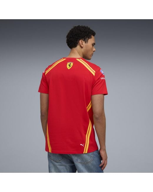 PUMA Red Ferrari Hypercar Replica T-Shirt for men