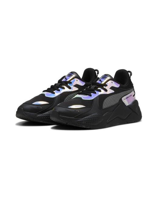 PUMA Black Rs-X Iridescent Sneakers