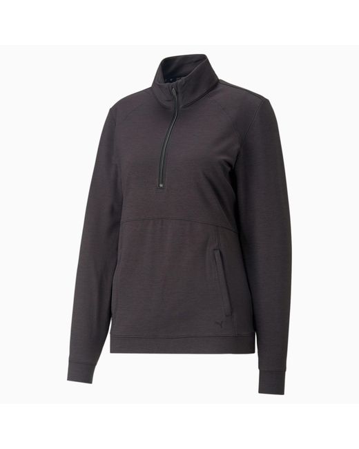 PUMA CLOUDSPUN Rockaway Golf-Sweatshirt mit halbem Reißverschluss in  Schwarz | Lyst CH
