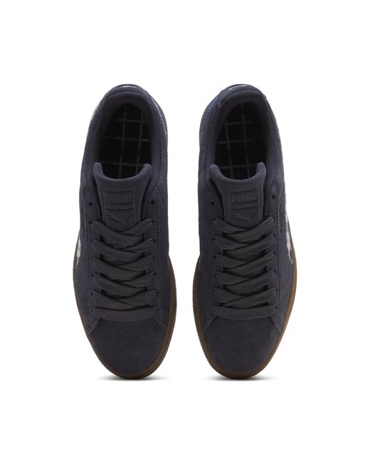 PUMA Blue Suede Patch Sneakers