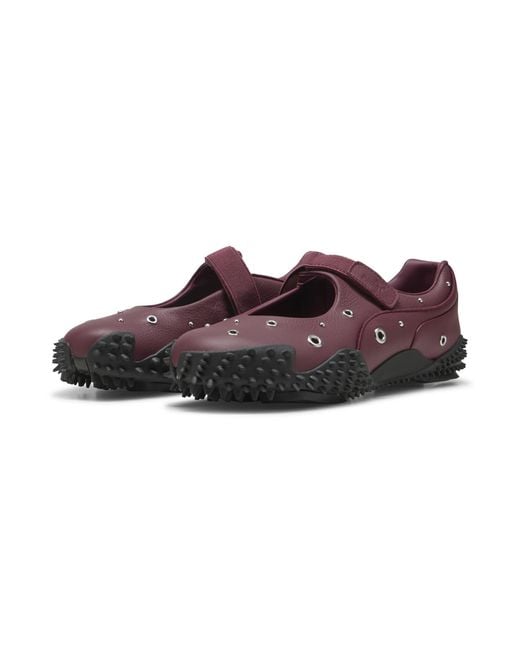PUMA Red Mostro Fey Studs Schuhe Damen, Schuhe, Dark Jasper/Schwarz