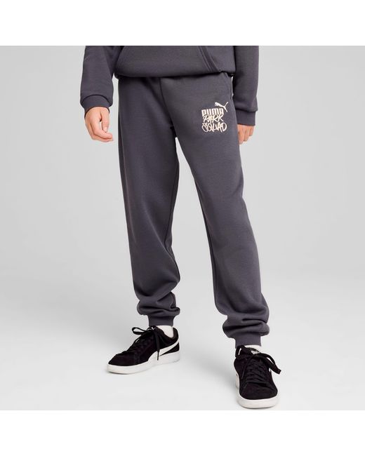 PUMA Ess Mid 90S Sweatpants Youth Galactic in Black Lyst UK