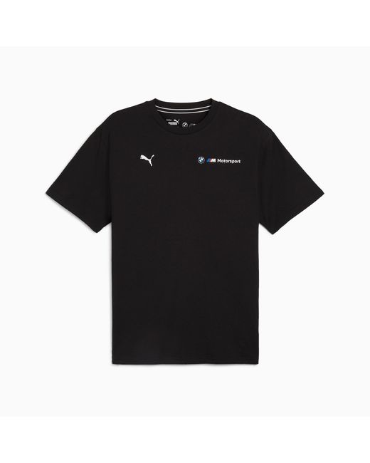 PUMA Black Bmw M Motorsport Ess+ Logo T-Shirt for men