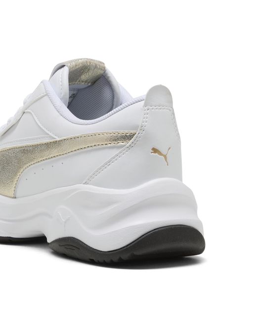 PUMA White Cilia Mode Metallisch Whisper Sneakers Damen, Schuhe