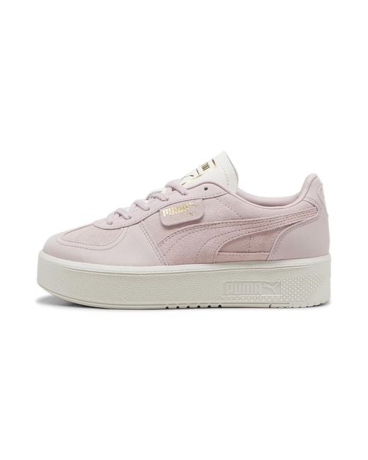 PUMA White Palermo Elevata Mono Sneakers Damen Schuhe