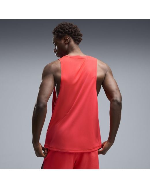 PUMA Red Velocity Running Tank Top for men