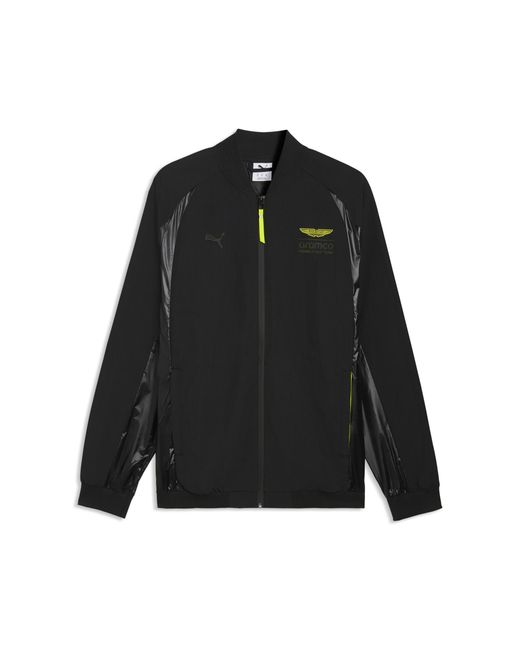 PUMA Black X Aston Martin Aramco F1Â Team Bomber Jacket for men