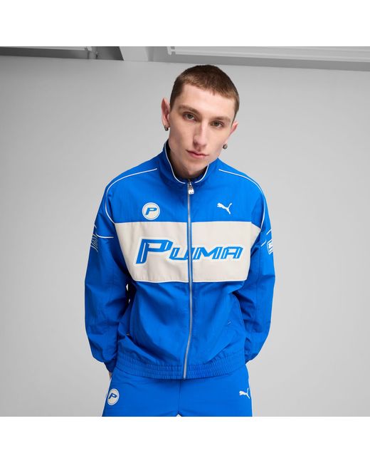 PUMA Sds Relaxed Trainingsjack in het Blue voor heren