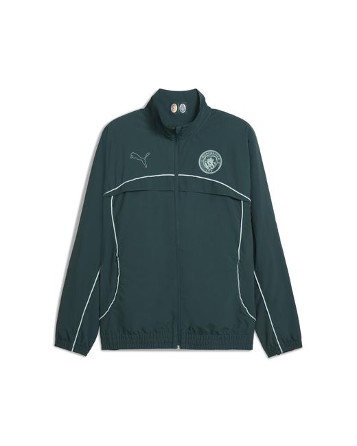 PUMA Green Manchester City Ftblstatement Cellerator Jacket for men