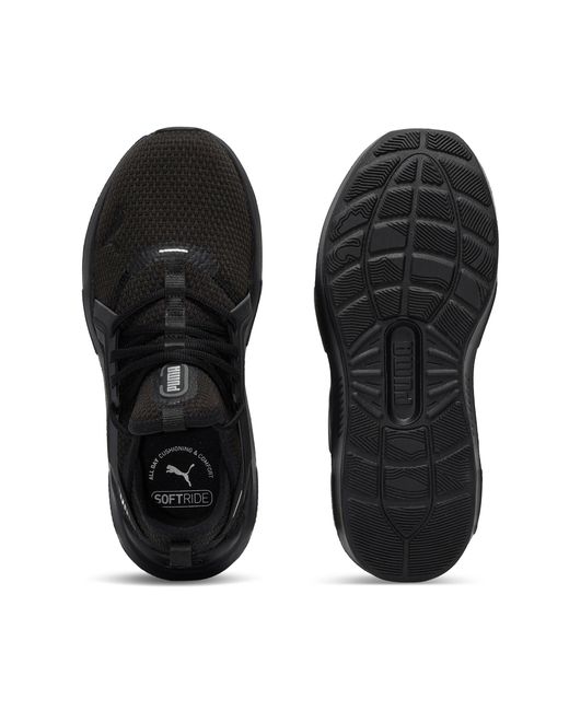 PUMA Black Softride Enzo 5 Wide Sneakers