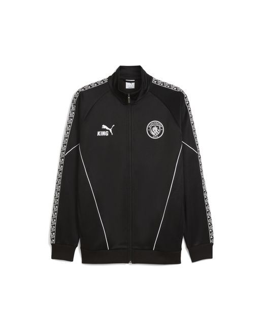 PUMA Black Manchester City King Anthem Jacket for men