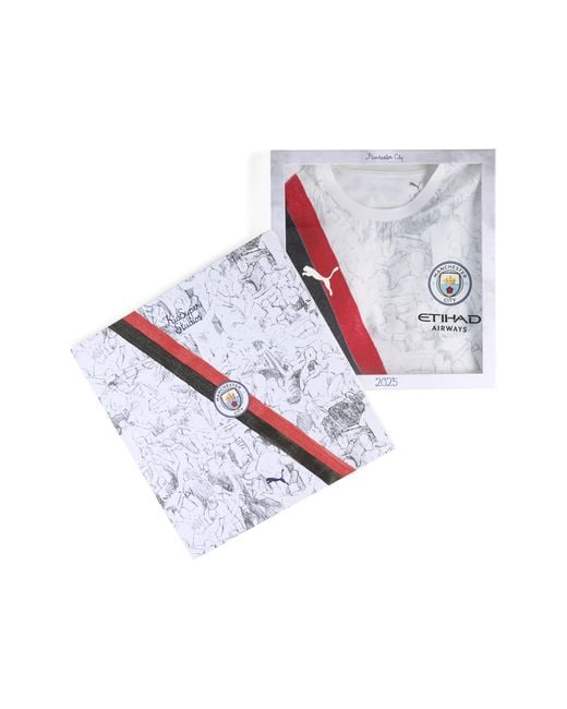 PUMA Kidsuper X Manchester City Authentic Shirt Voor Zwart/Wit, Maat in het White voor heren