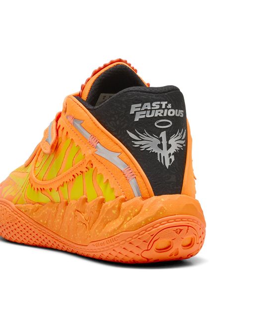 PUMA Orange X Fast & Furious Mb.05 La Basketball Shoes