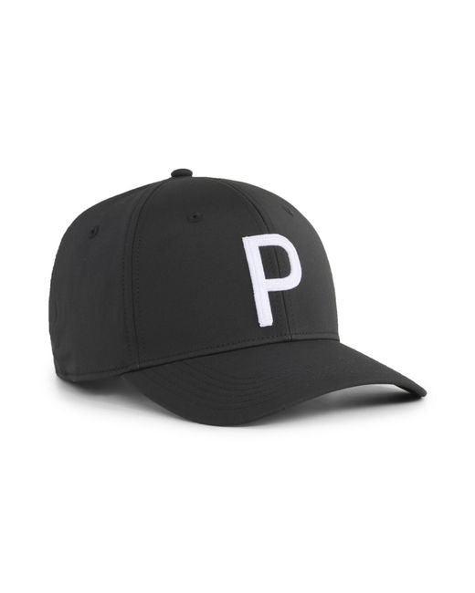PUMA Black Heritage P Tech Golf Cap for men