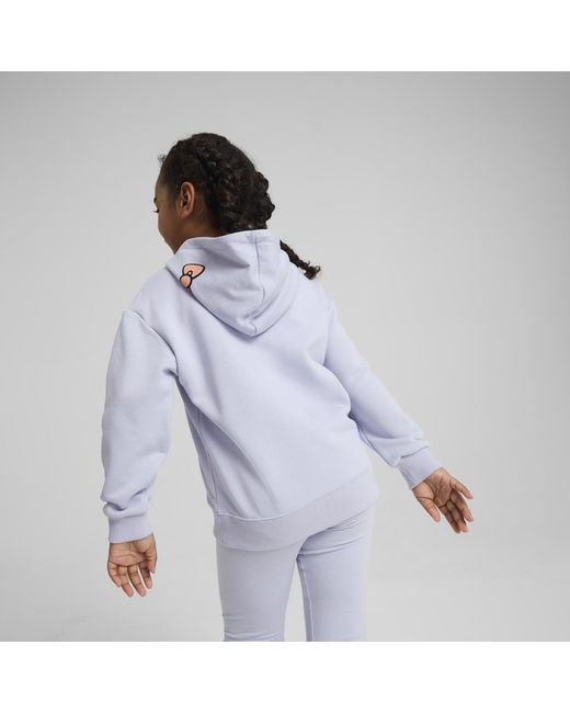 Sudadera Holgada Con Capucha X Hello Kitty And Friends Para Niños PUMA de color White