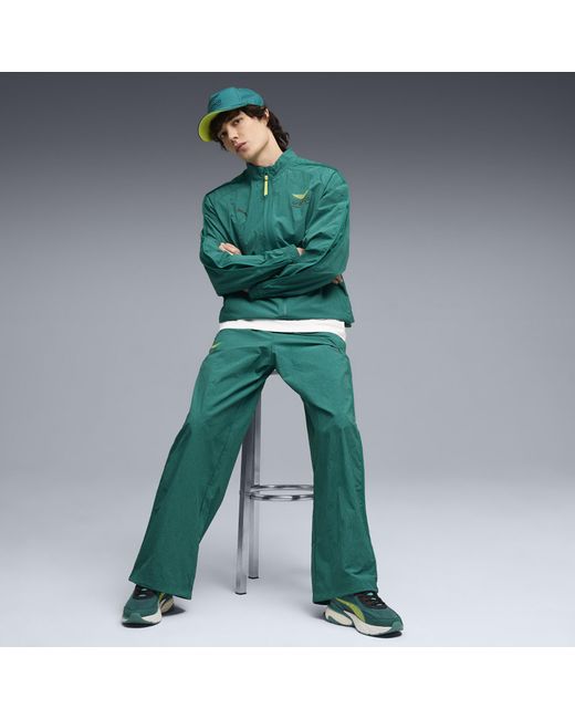 PUMA Green X Aston Martin Aramco F1 Team T7 Track Jacket for men