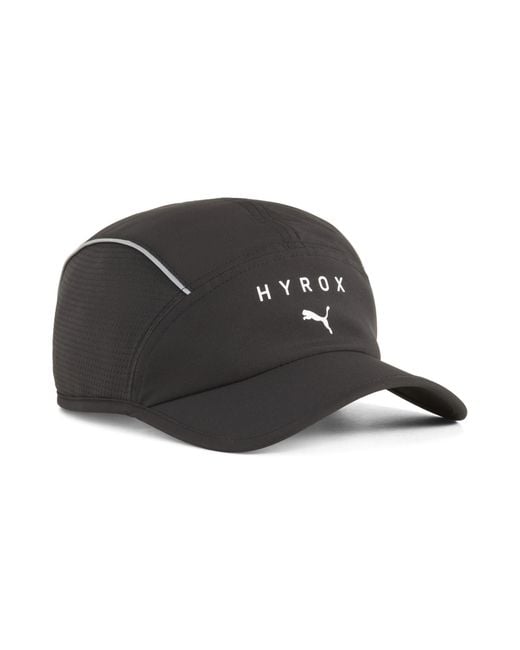 PUMA Black X Hyrox Short Visor 5-Panel Cap