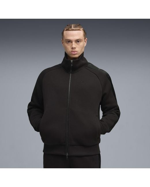 PUMA Black T7 Track Jacket for men