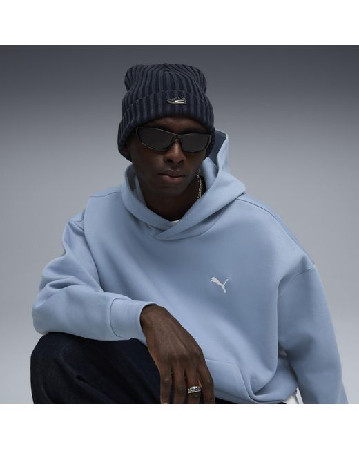 PUMA Blue Premium Essentials Beanie, Accessoires, New
