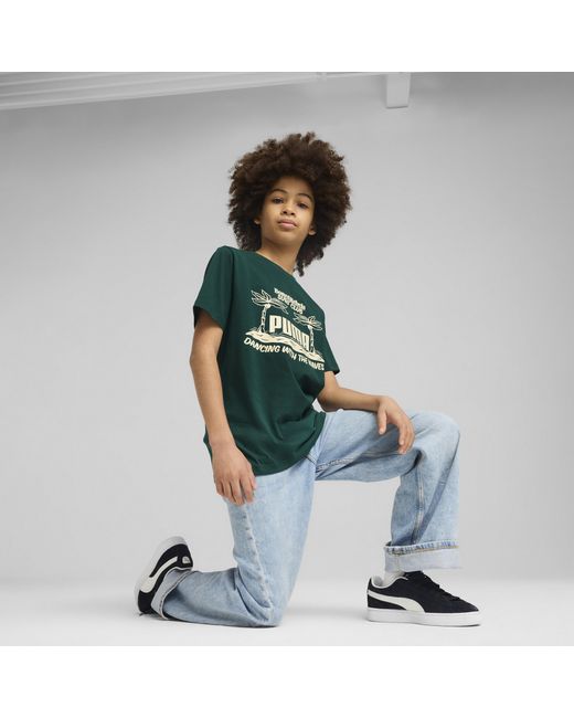Camiseta Estampada Mid 90S Juvenil PUMA de hombre de color Green