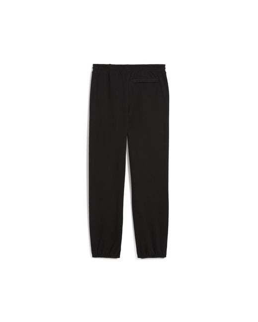PUMA Black Wardrobe Essentials Relaxed Sweatpants for men
