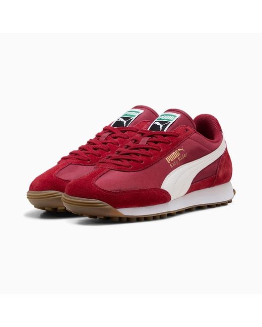 PUMA Red Easy Rider Vintage Sneakers