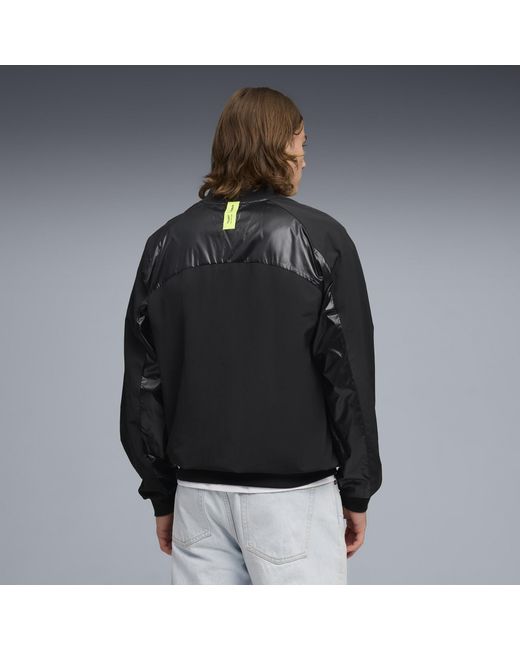 PUMA Black X Aston Martin Aramco F1Â Team Bomber Jacket for men