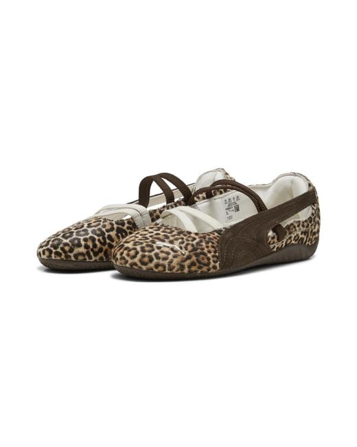 PUMA Brown Speedcat Ballet Wild Sneakers