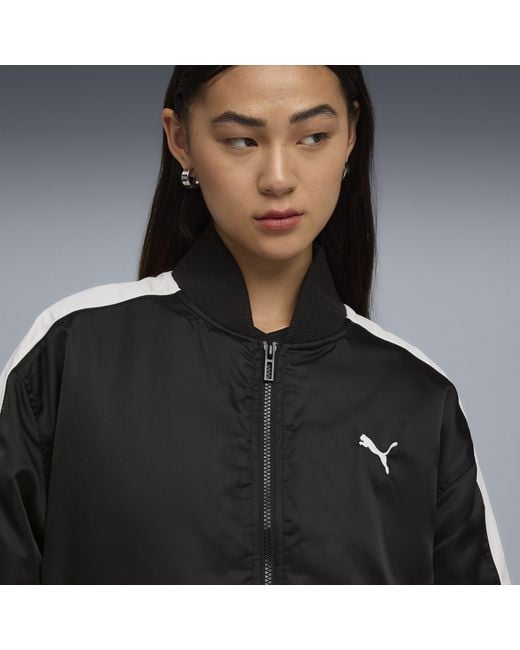 PUMA Black T7 Bomber Jacket