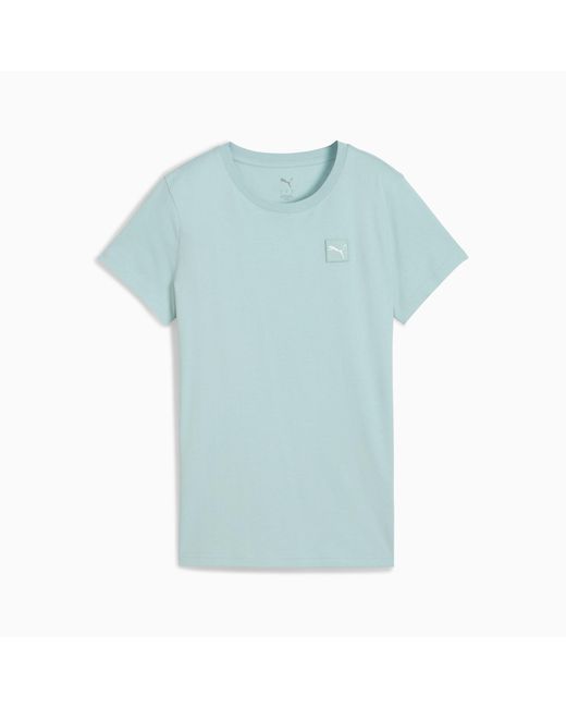 PUMA Ess Elevated T-shirt in het Blue