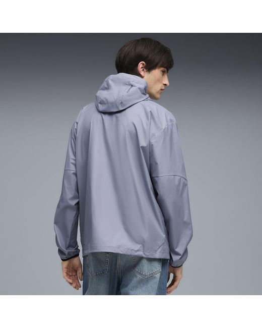 PUMA Blue Tech Relaxed Track Jacket for men