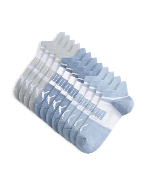 PUMA Blue Terry Low-Cut Socks (6 Pairs)
