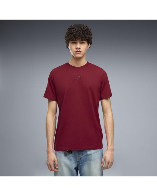 PUMA Red Essentials Small No.1 Logo T-Shirt for men