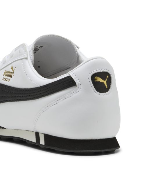 PUMA White Sprint Sneakers
