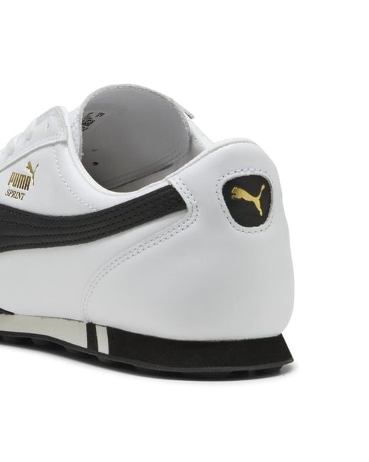 PUMA White Sprint Sneakers