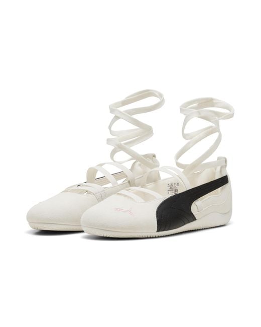 PUMA White X Rosé Speedcat Ballet Sneakers Damen, Schuhe, Warm/Schwarz/Frosty Rosa