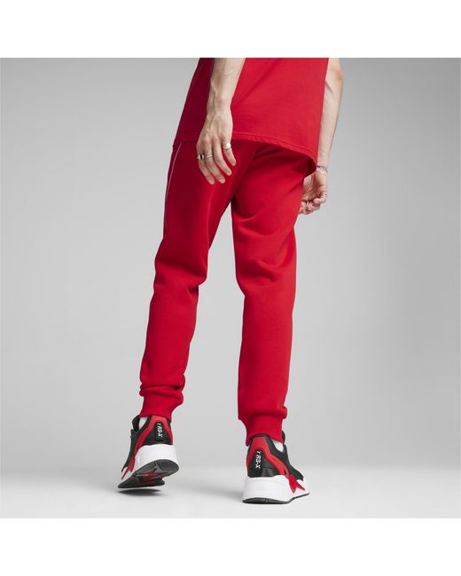 PUMA Red Scuderia Ferrari Motorsport Race Sweat Pants for men