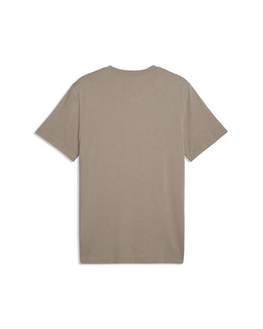 PUMA Gray Ess No. 1 Logo T-Shirt for men