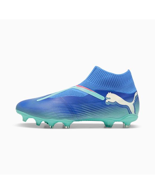 PUMA Blue Future 7 Match+ Fg/Ag Laceless Football Boots for men