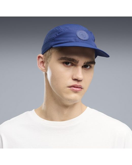 PUMA Blue Manchester City 5-Panel Tech Cap