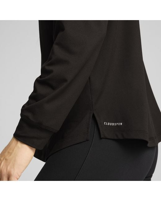 PUMA Black CLOUDSPUN Leichter Hoodie