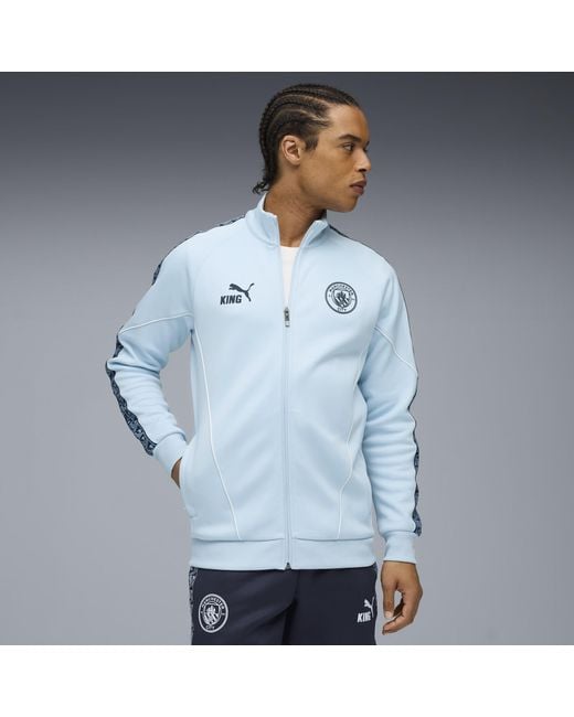 PUMA Manchester City King Anthem Jacke Herren, Kleidung in Blue für Herren