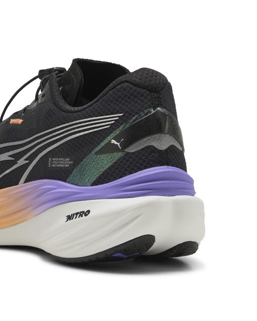 PUMA Black Deviate Nitroâ 3 Winterized Running Shoes for men