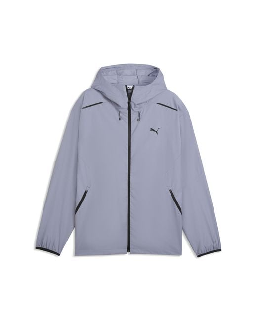 PUMA Blue Tech Relaxed Track Jacket for men