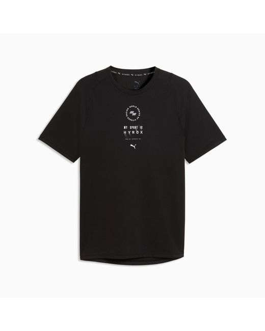 PUMA Black X Hyrox Dryelite Training T-Shirt for men