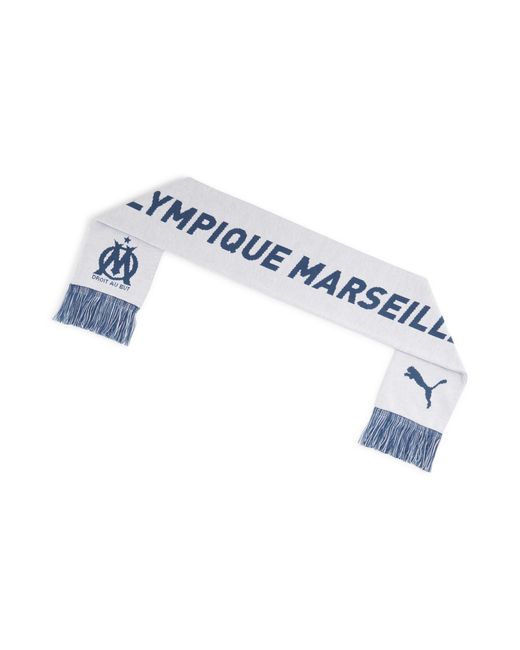 Sciarpa Ftblessentials Olympique De Marseille Da Uomo Per Donna, Bianco/Blu/Altro di PUMA in Blue