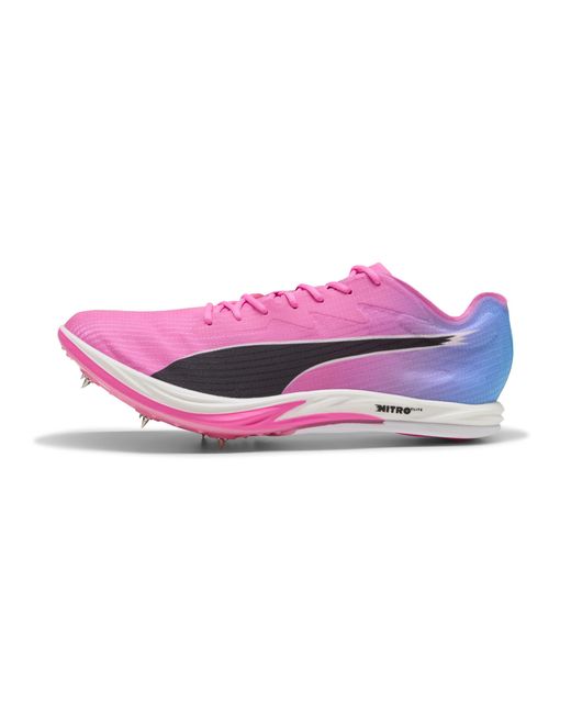PUMA Purple Long Distance Nitro Elite 3 Spikes for men