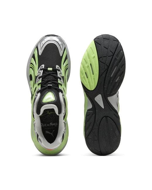 Sneakers X Rick And Morty Inverse Scarpe, Nero di PUMA in Green