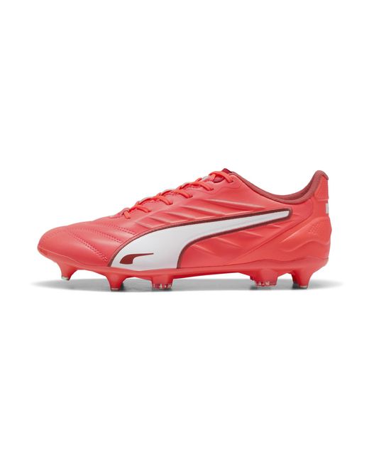 PUMA King Pro Mxsg Voetbalschoenen, Rood/Wit in het Red