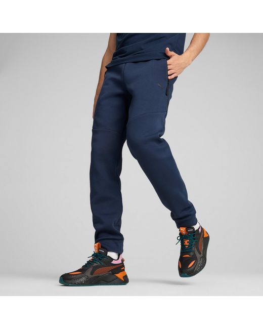 PUMA Tech Track Pants Dark in Blue for Men Lyst UK